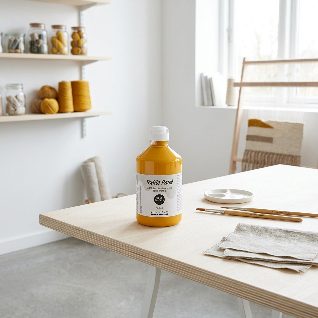 Barva na textil CREATIVE 500 ml HOŘČICOVÁ