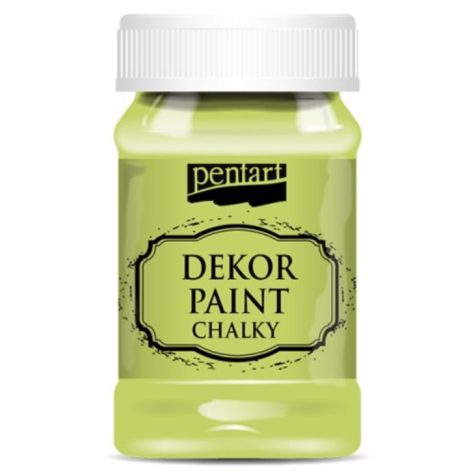 Křídová a dekorační barva PENTART 100 ml PISTÁCIE