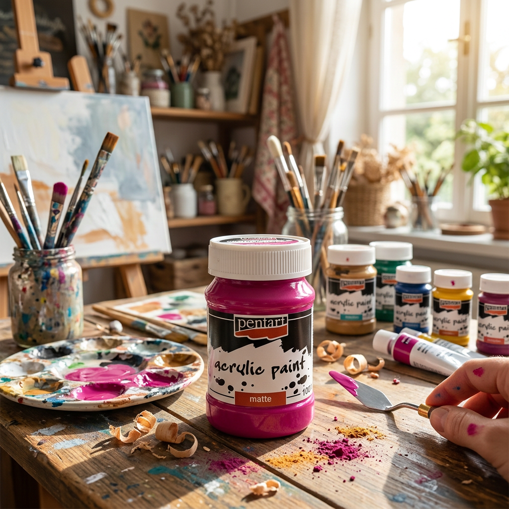 Akrylová barva matná PENTART 100 ml MAGENTA