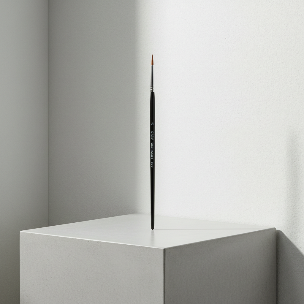 Štětec na akvarel ELCO PINSEL - zlatý syntetický vlas - vel. 3