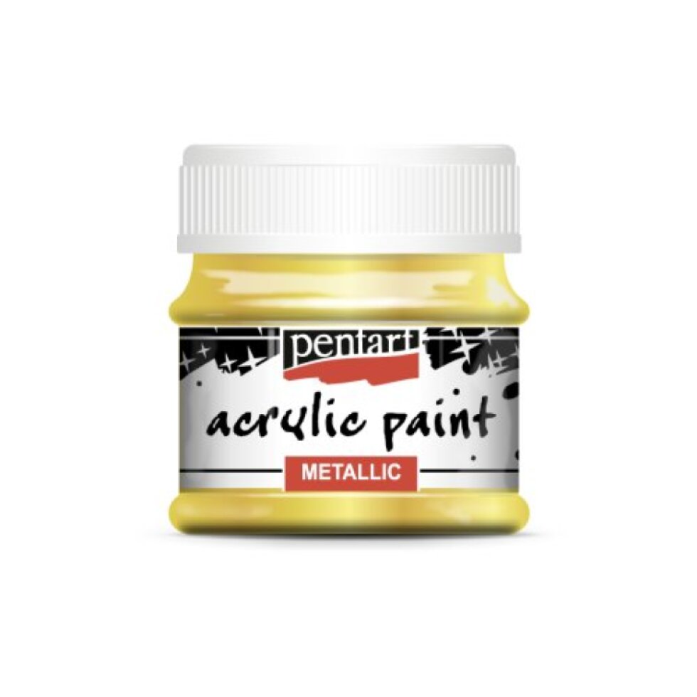 Akrylová barva metalická PENTART 50 ml BAROKNÍ ZLATÁ