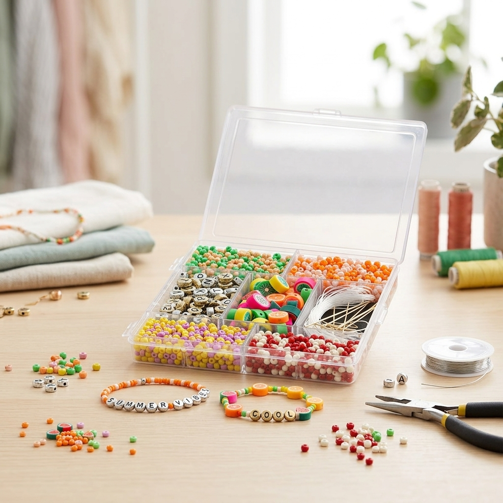 Sada na výrobu šperků VÝRAZNÉ BARVY