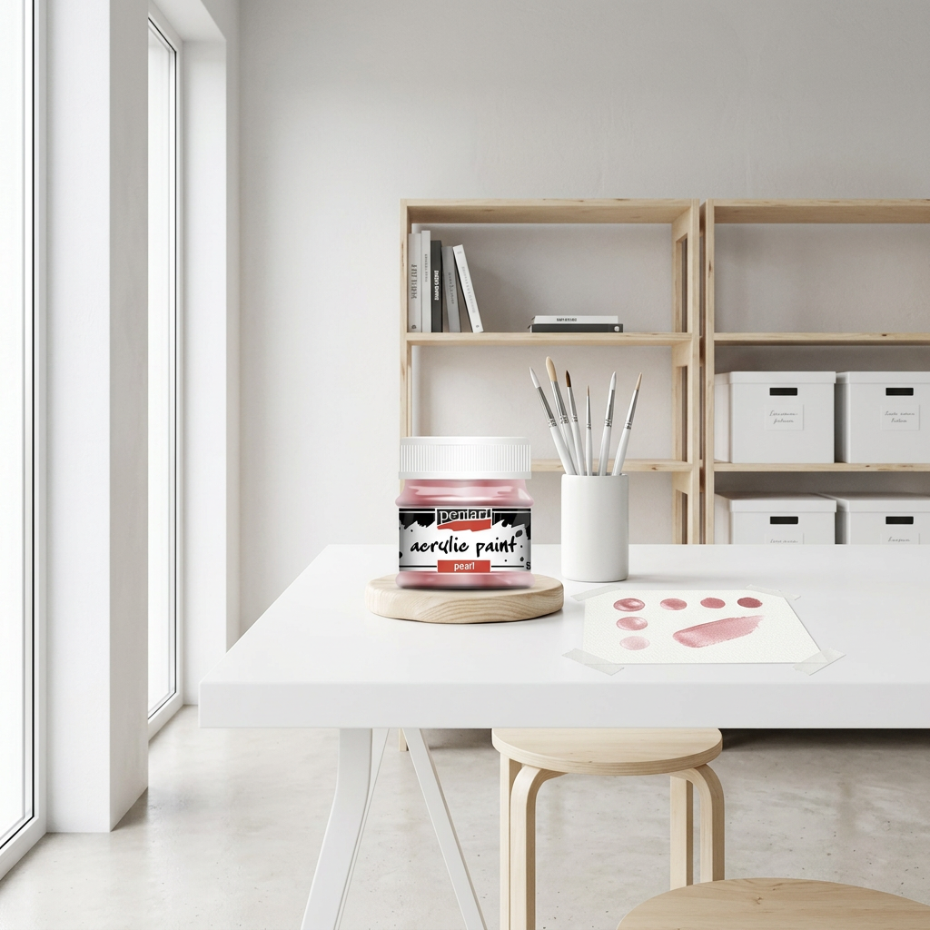 Akrylová barva perleťová PENTART 50 ml RŮŽOVÁ