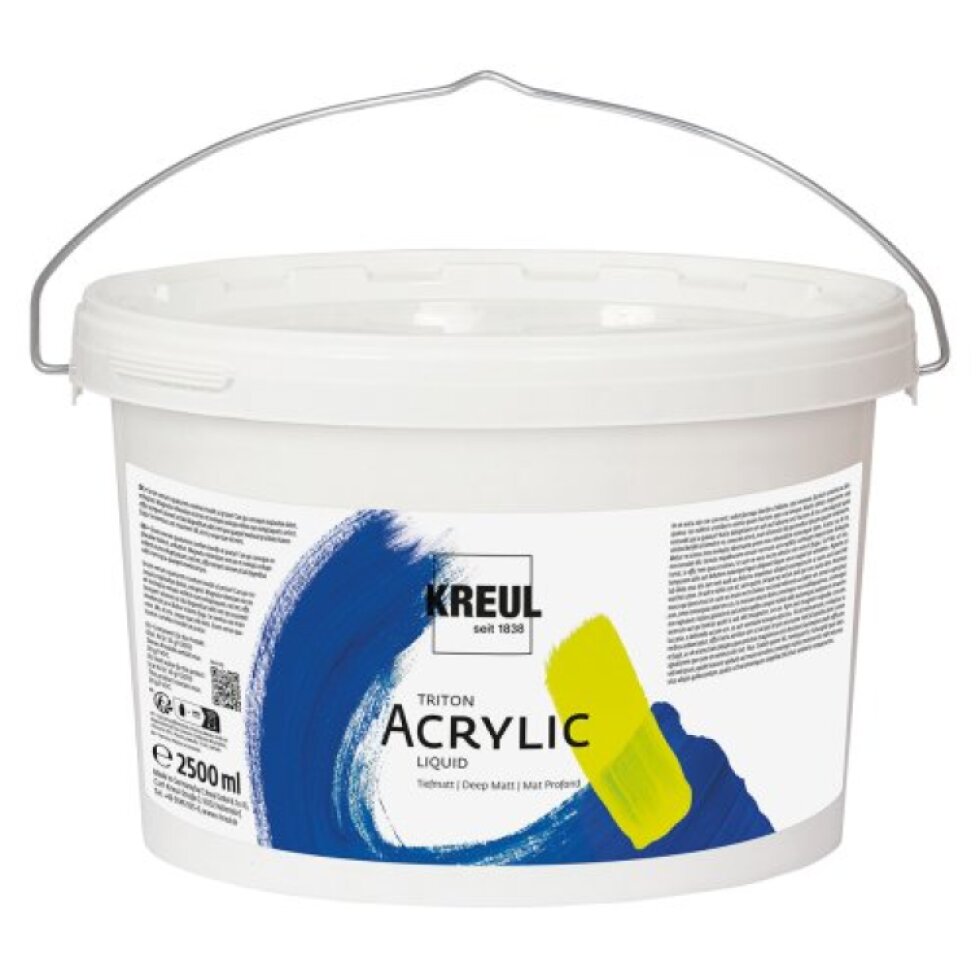 Akrylová barva TRITON KREUL SOLO GOYA 2500 ml BÍLÁ MÍCHANÁ