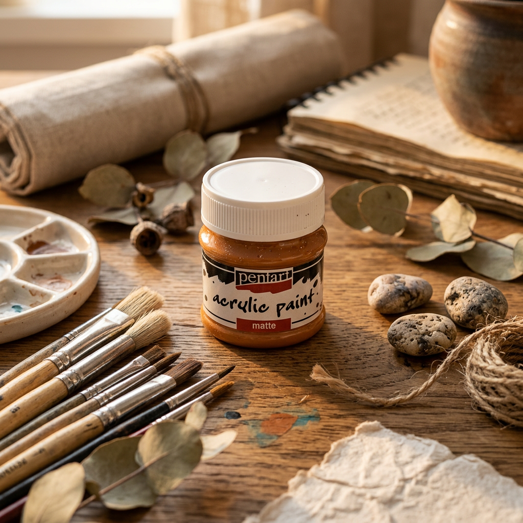 Akrylová barva matná PENTART 50 ml ČERVENÁ HLÍNA