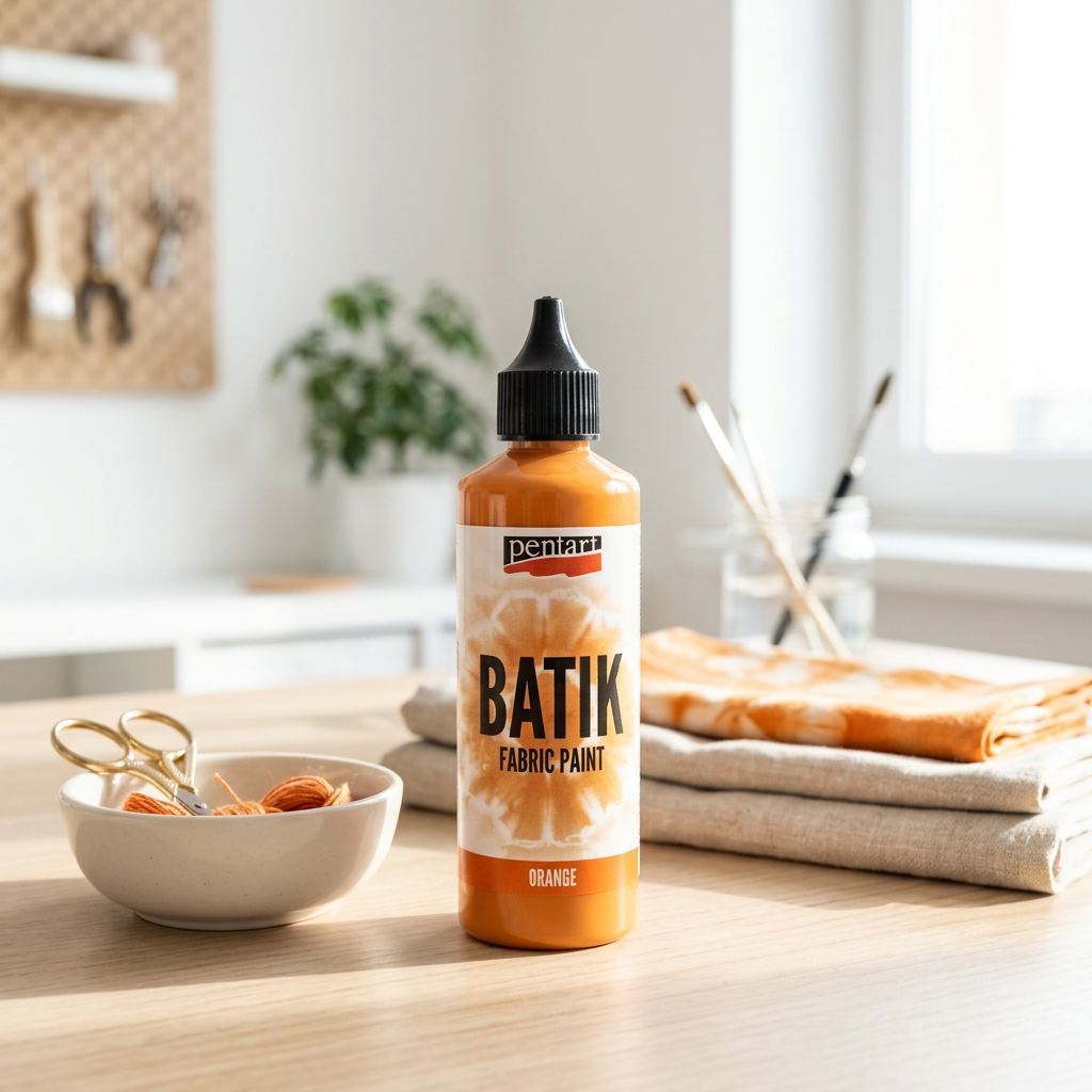 Batikovací barva za studena PENTART 80 ml ORANŽOVÁ