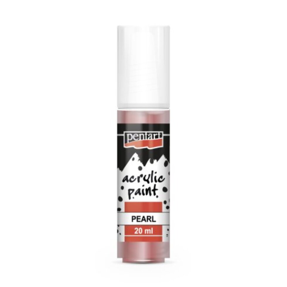 Akrylová barva perleťová PENTART 20 ml RŮŽOVÁ