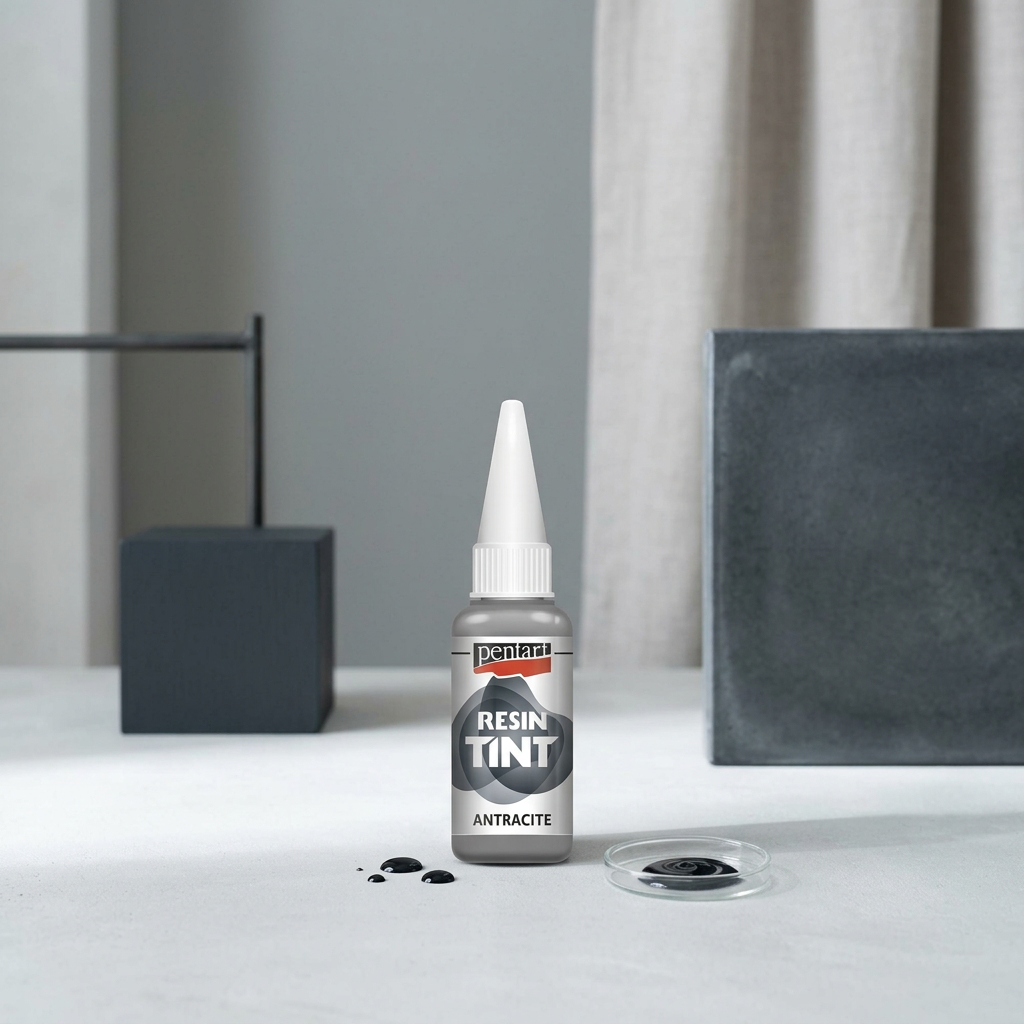 Barva do pryskyřice krycí PENTART 20 ml ANTRACIT