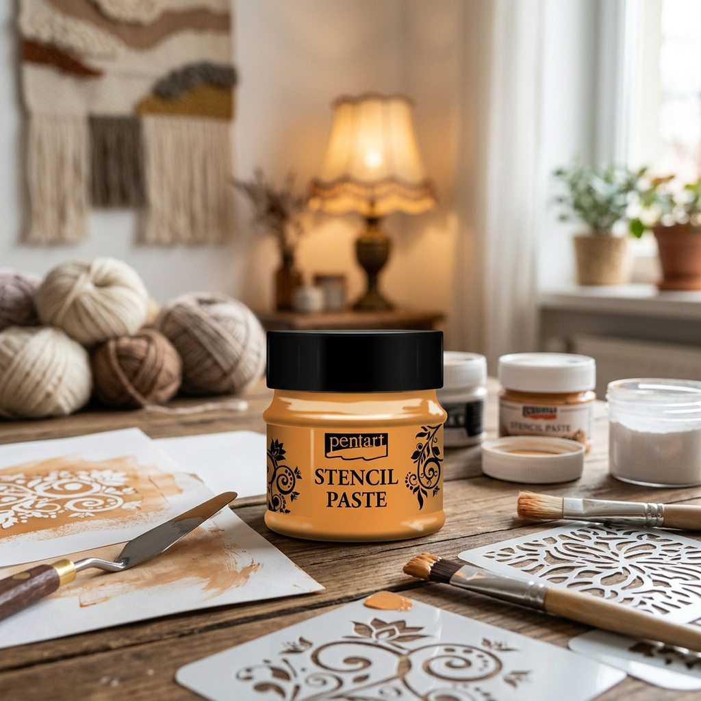 Šablonová pasta perleťová PENTART 50 ml BRONZOVÁ