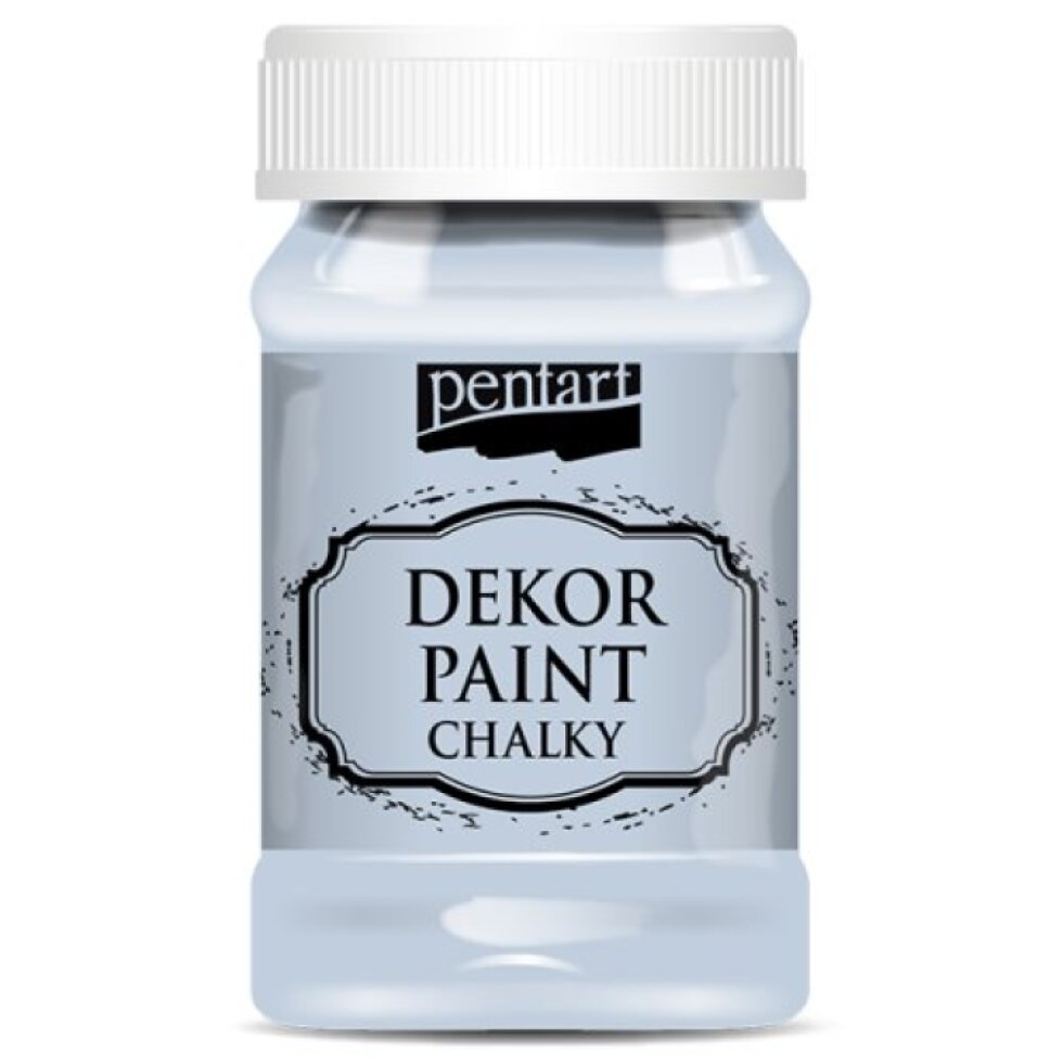 Křídová a dekorační barva PENTART 100 ml LEDOVÁ MODRÁ
