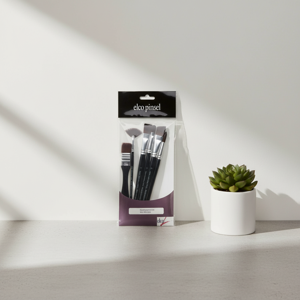 Sada štětců ELCO PINSEL - syntetický vlas - 6 ks