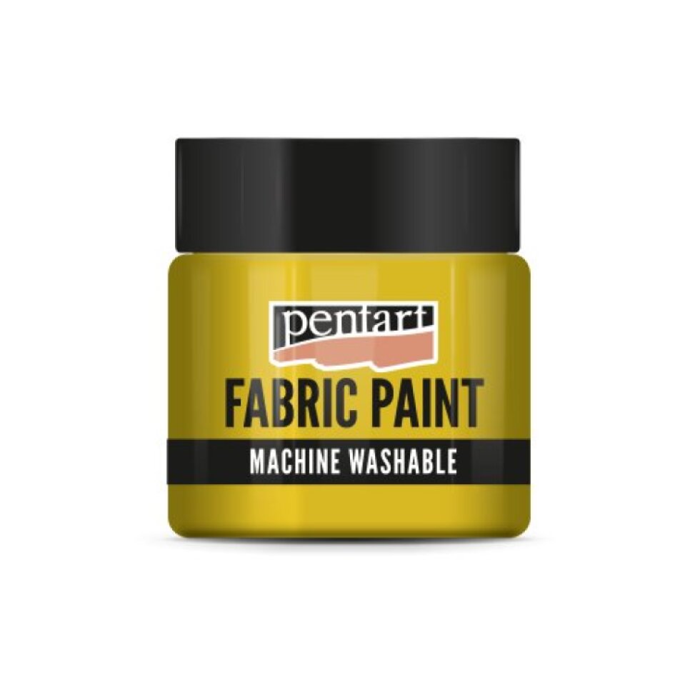 Barva na světlý a tmavý textil PENTART 50 ml SLUNEČNÍ ŽLUTÁ
