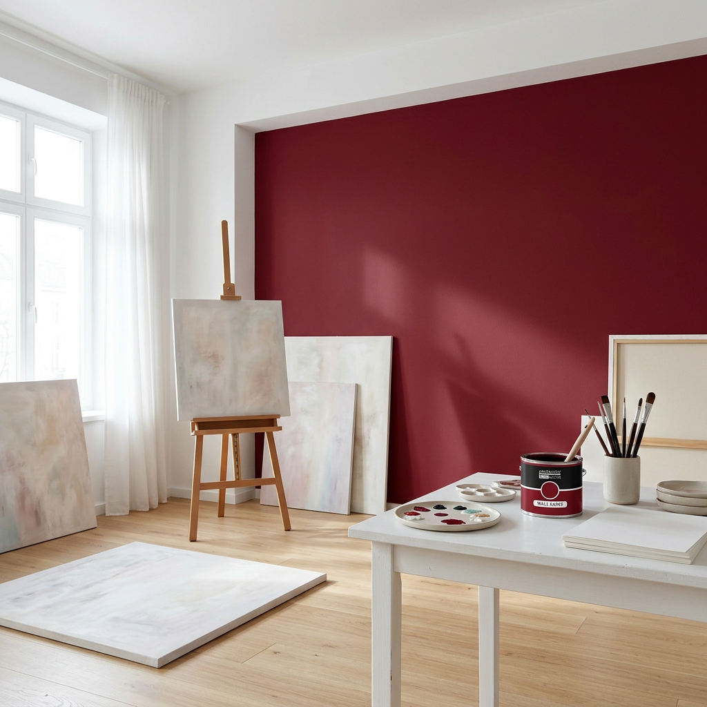 Barva na zeď WALL DECOR 500 ml BORDEAUX