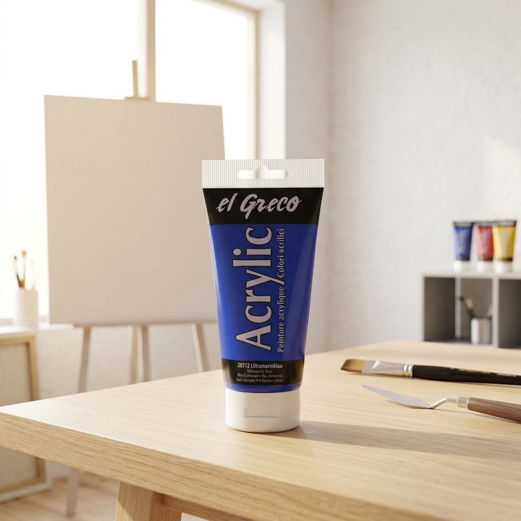 Akrylová barva EL GRECO 150 ml ULTRAMARÍNOVÁ MODRÁ