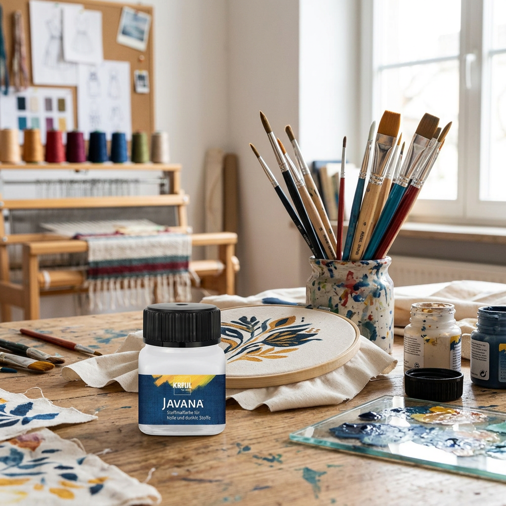 Barva na světlý a tmavý textil JAVANA 20 ml