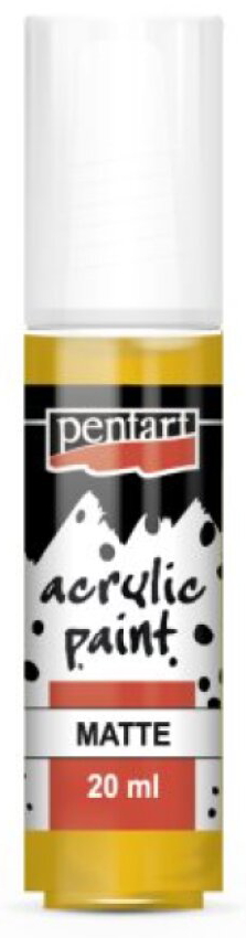 Akrylová barva matná PENTART 20 ml SLUNEČNÍ ŽLUTÁ
