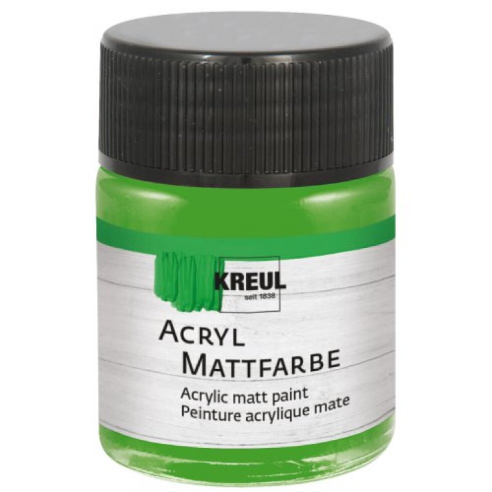Akrylová barva matná KREUL 50 ml SVĚTLÁ ZELENÁ