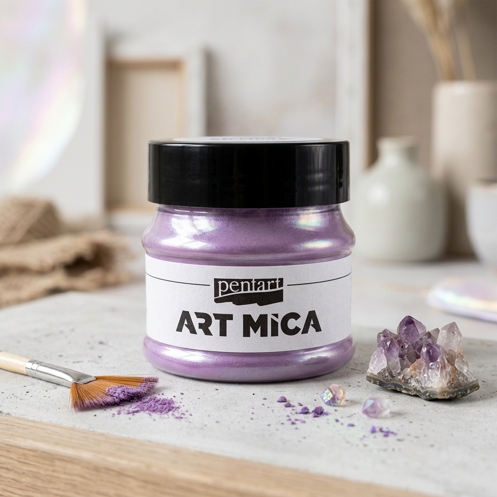 Minerální prášek ART MICA PENTART 9 g PURPUROVÁ