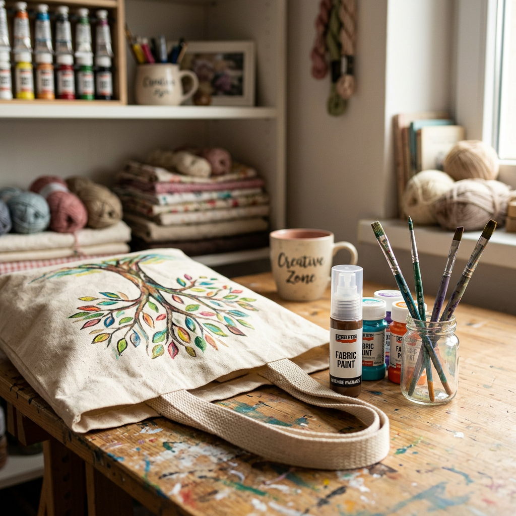 Barva na světlý a tmavý textil PENTART 20 ml HNĚDÁ