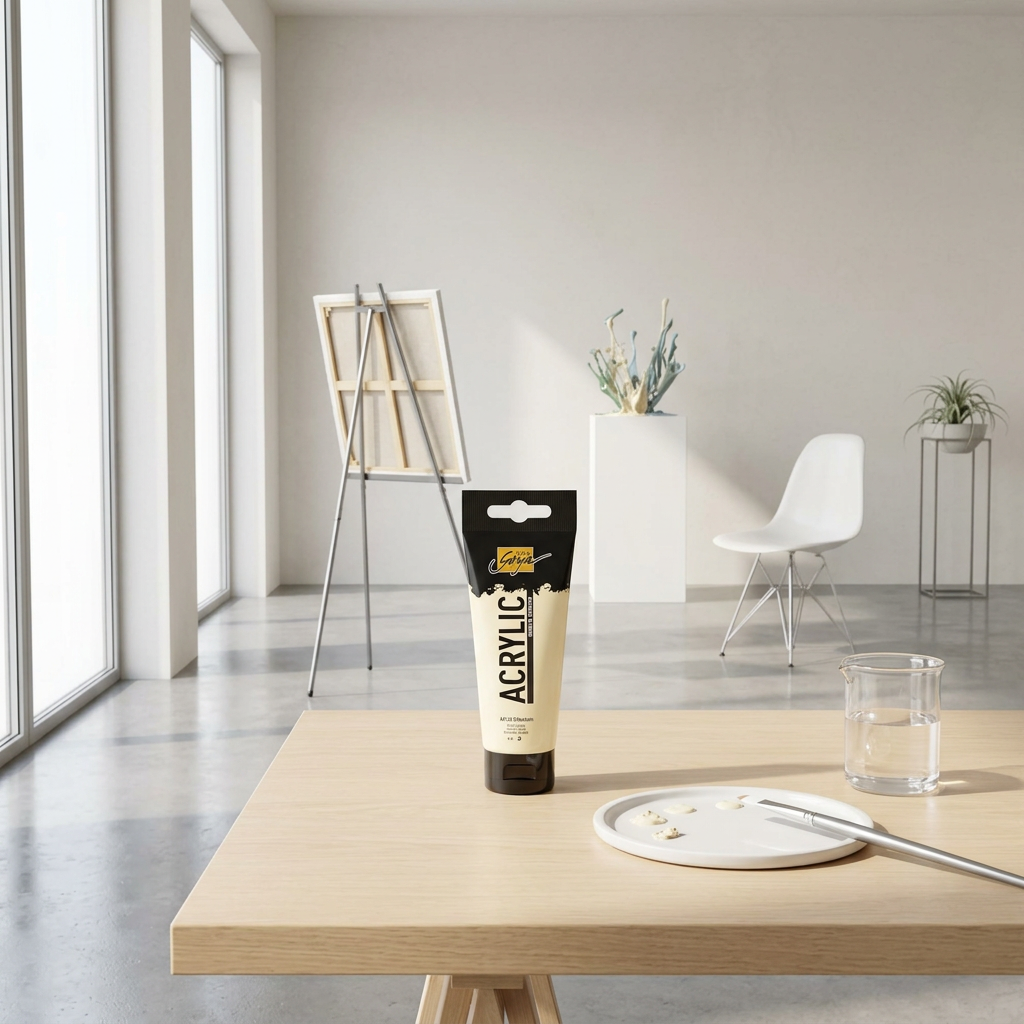 Akrylová barva SOLO GOYA 100 ml SLONOVINOVÁ