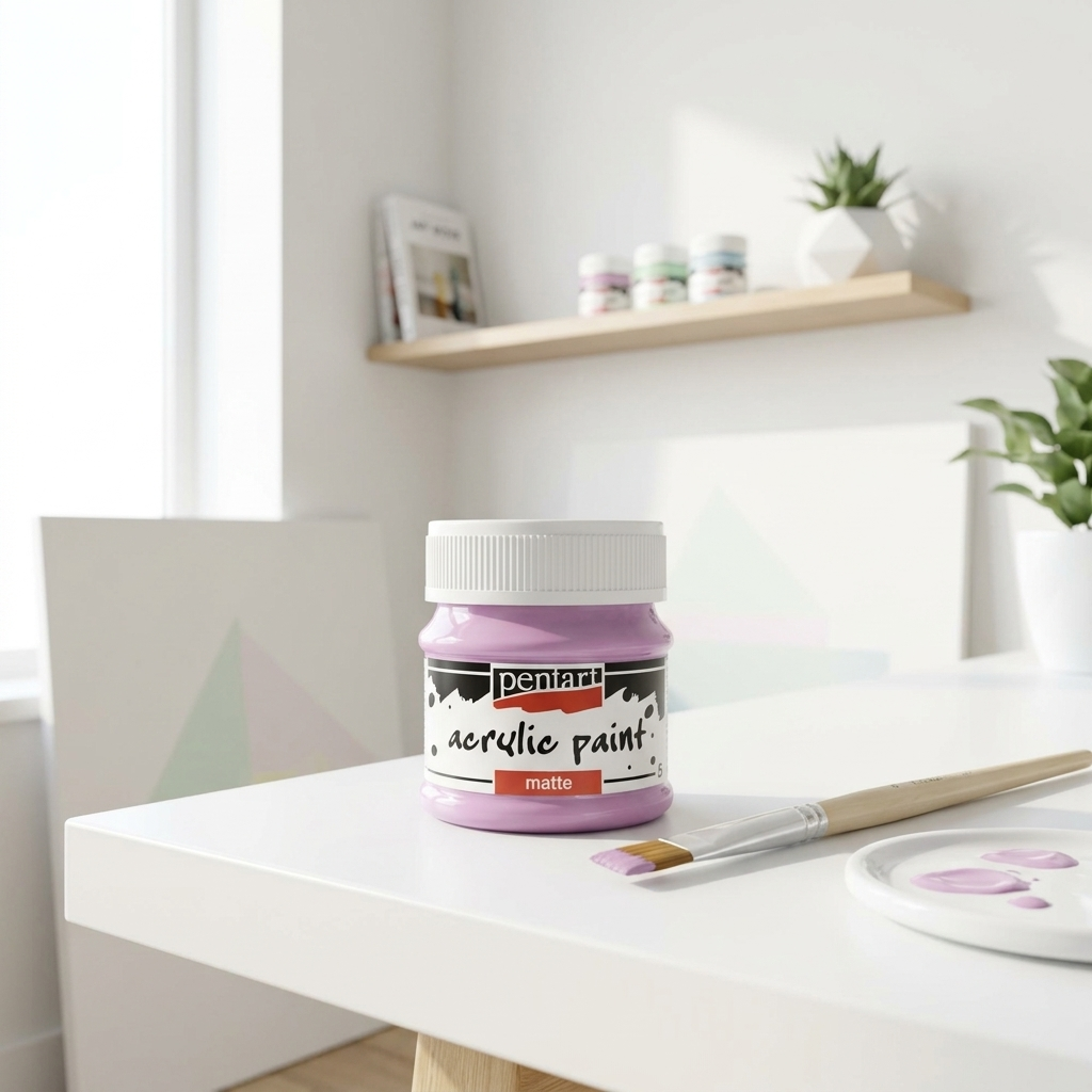 Akrylová barva matná PENTART 50 ml MALINOVÁ
