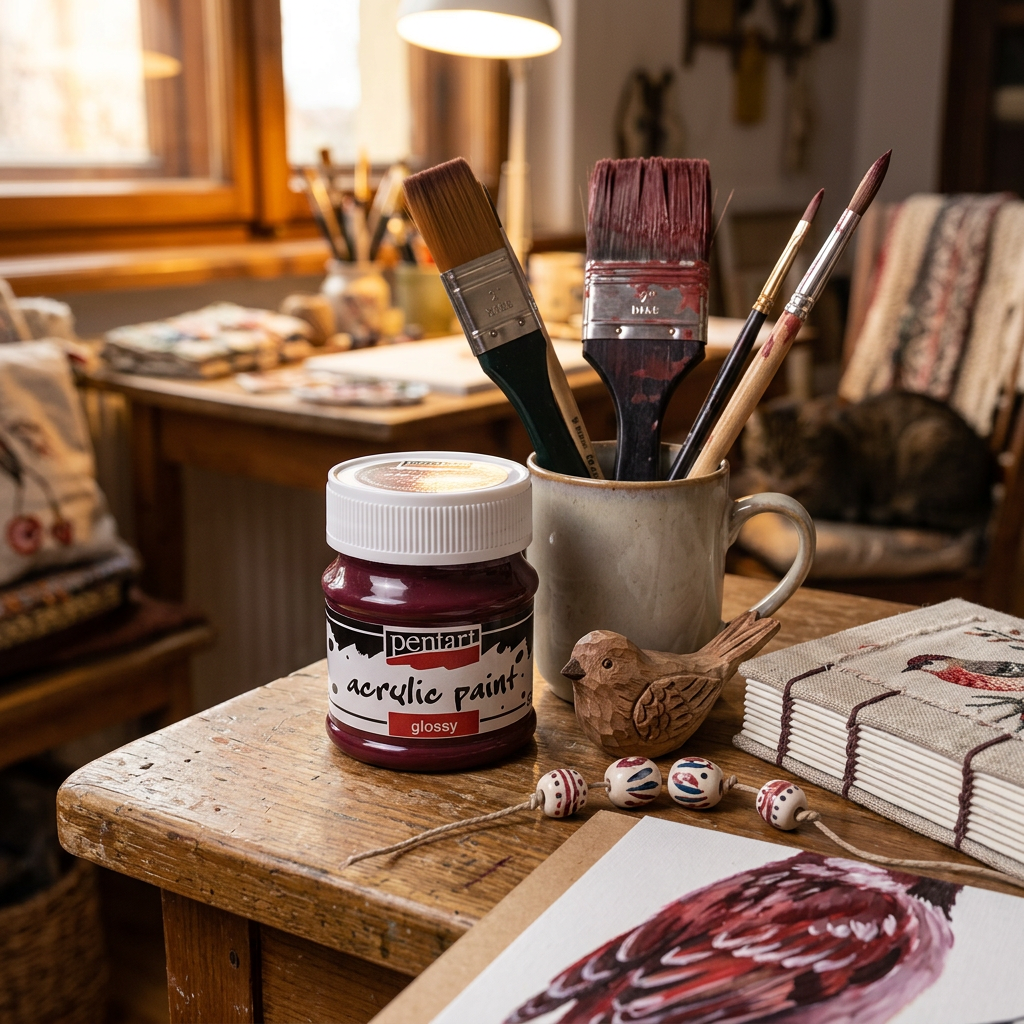 Akrylová barva lesklá PENTART 50 ml LILEK