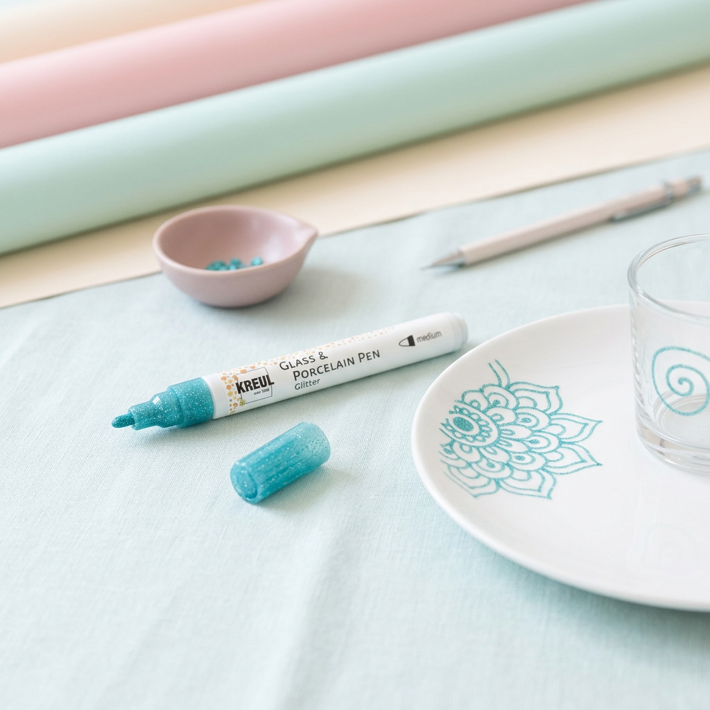 Fix na porcelán a sklo KREUL GLITTER