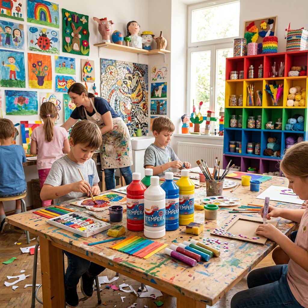 Temperová barva Junior PENTART 1000 ml