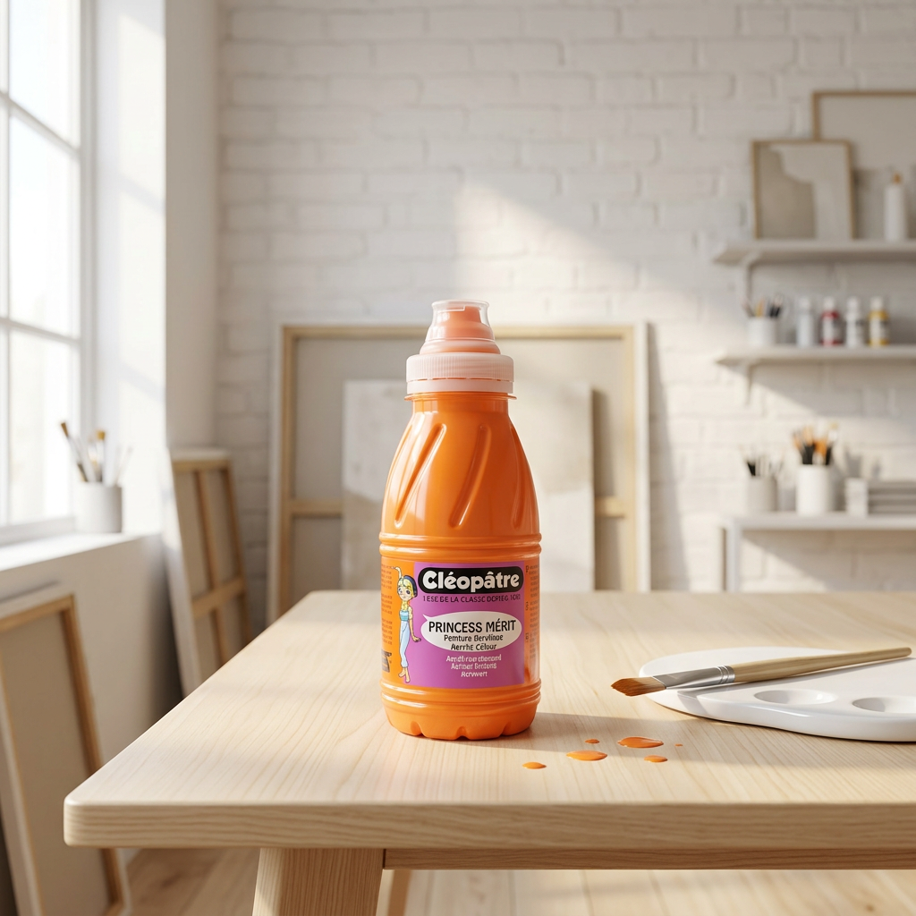Akrylová barva CLEOPATRE 250 ml ORANŽOVÁ