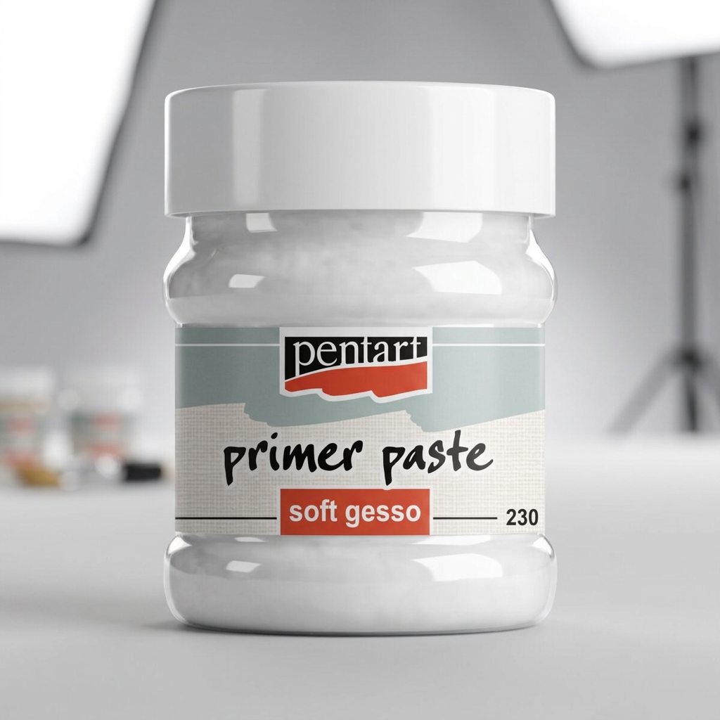 Šeps akrylová podkladová pasta jemná PENTART 230 ml BÍLÁ