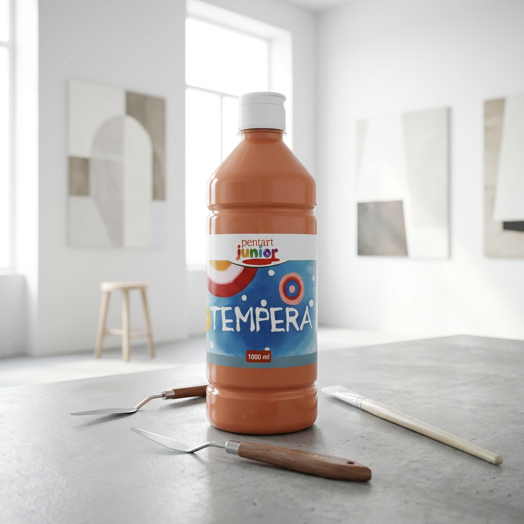 Temperová barva Junior PENTART 1000 ml ORANŽOVÁ