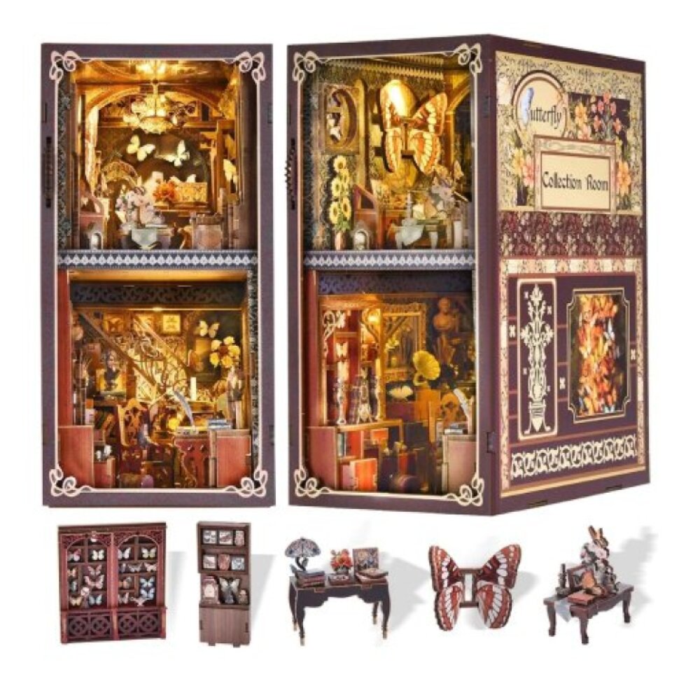 Book Nook sada - Motýlí galerie