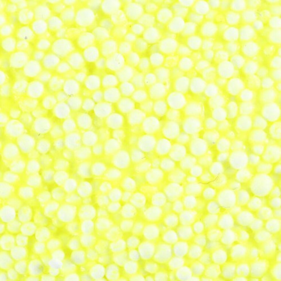 Samotvrdnoucí modelovací pěnová kuličková hmota Foam Clay NEON ŽLUTÁ 560g
