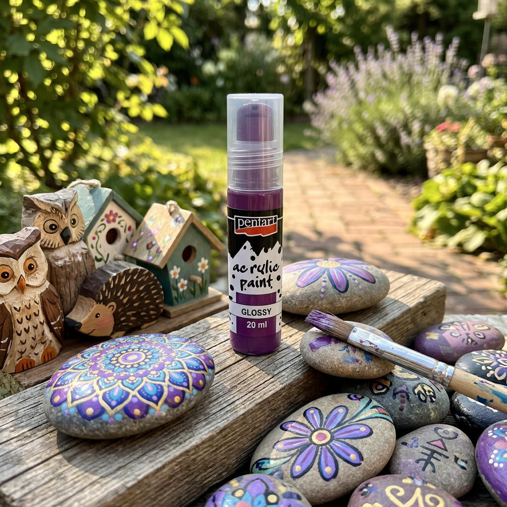 Akrylová barva lesklá PENTART 20 ml PURPUROVÁ