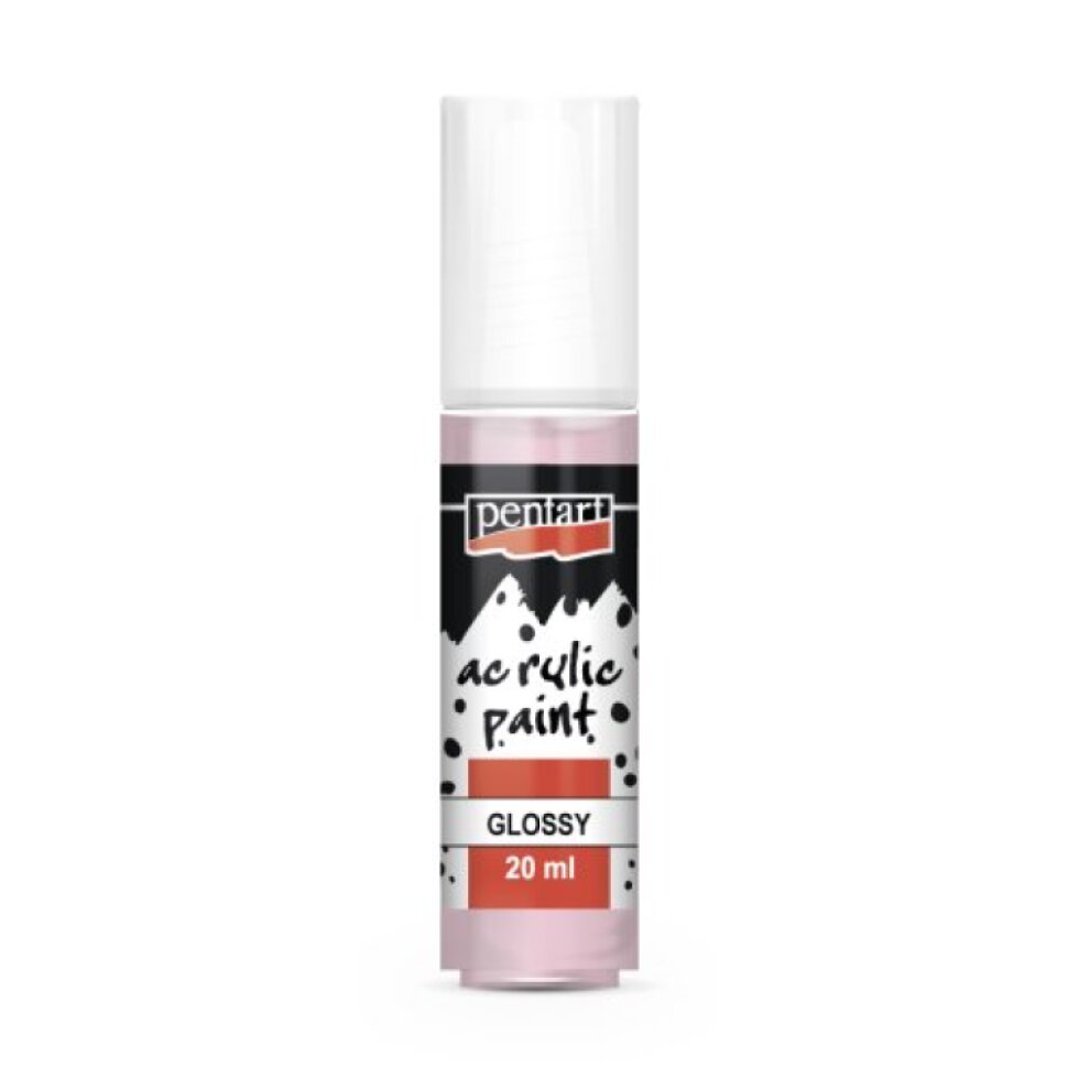 Akrylová barva lesklá PENTART 20 ml RŮŽOVÁ