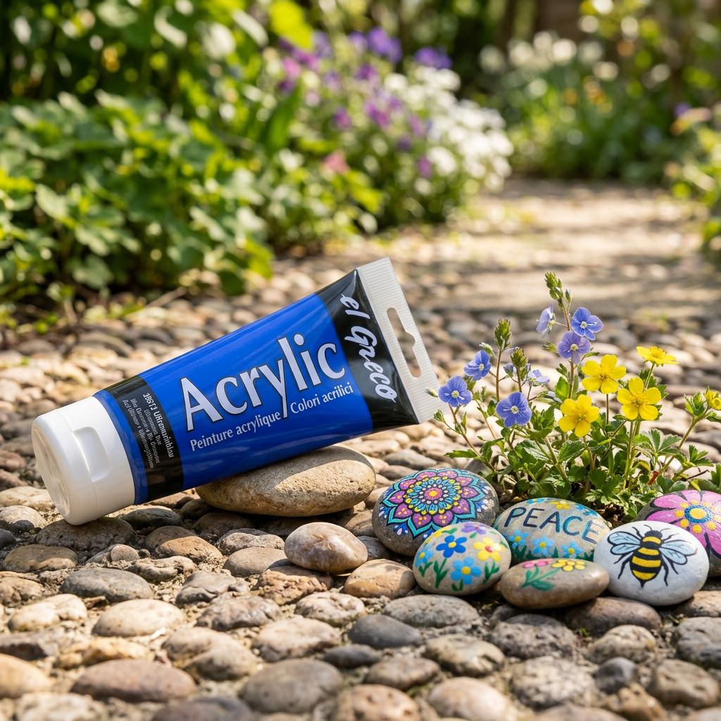 Akrylová barva EL GRECO 150 ml ULTRAMARÍNOVÁ MODRÁ