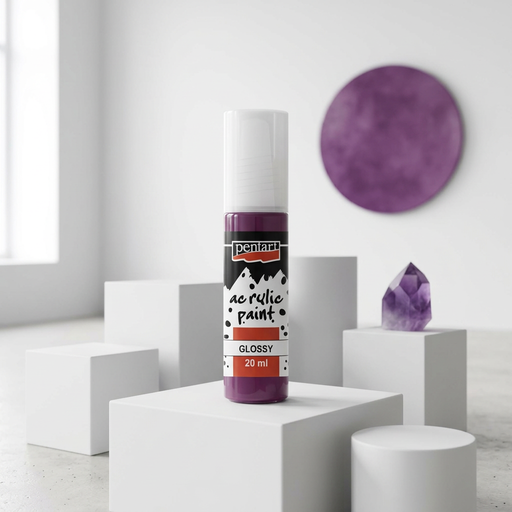 Akrylová barva lesklá PENTART 20 ml TMAVÁ PURPUROVÁ