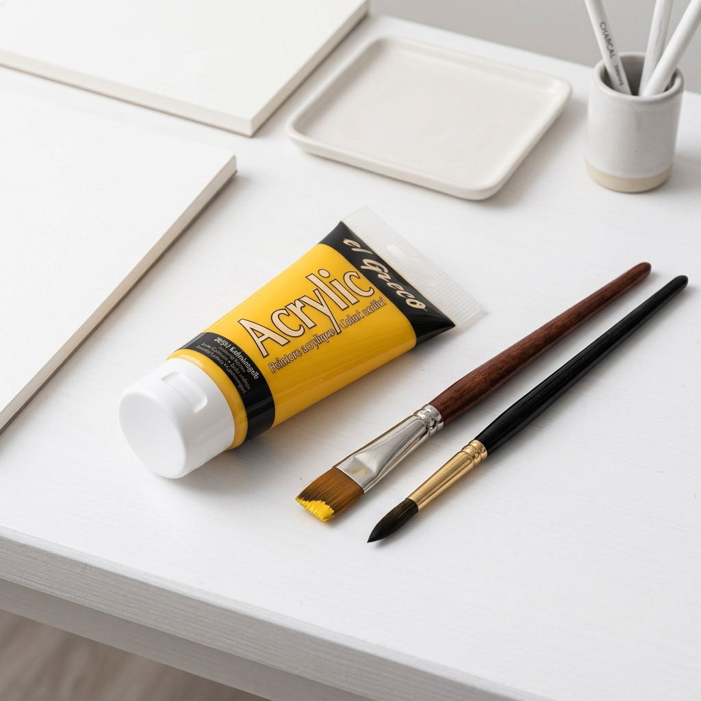 Akrylová barva EL GRECO 150 ml KADMIUM ŽLUTÁ