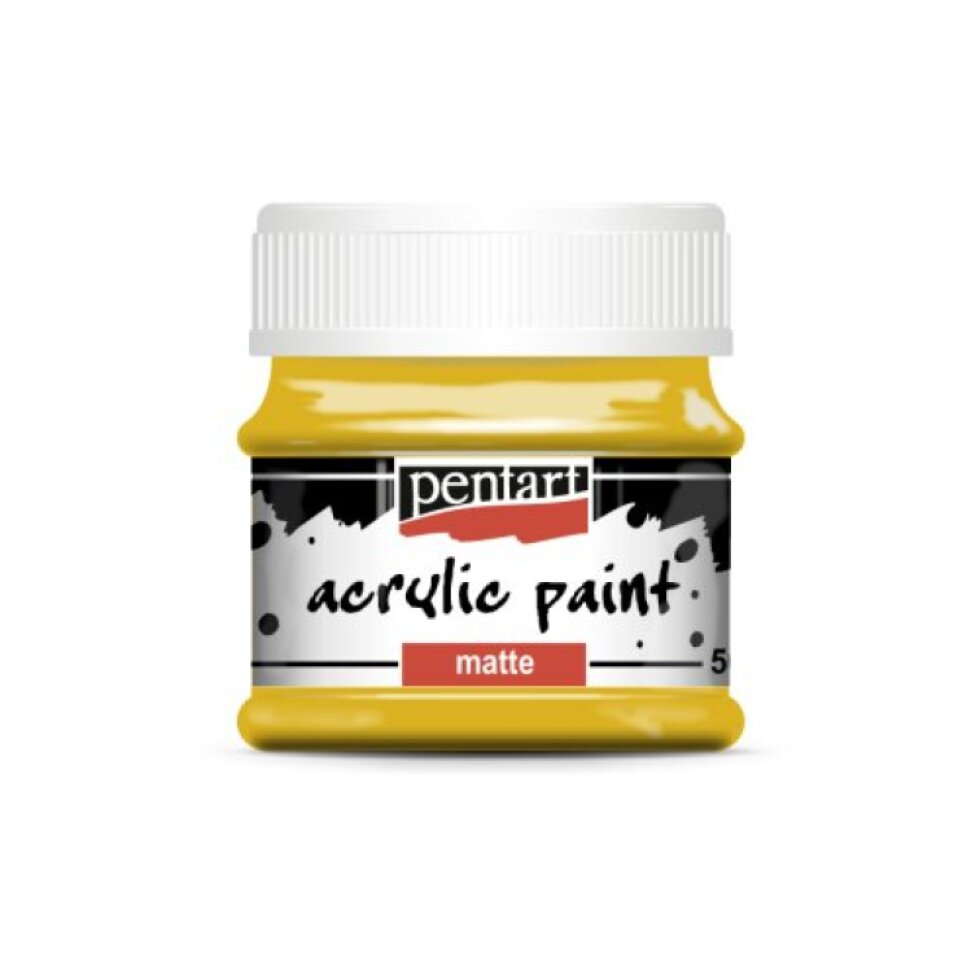 Akrylová barva matná PENTART 50 ml MANDARINKA