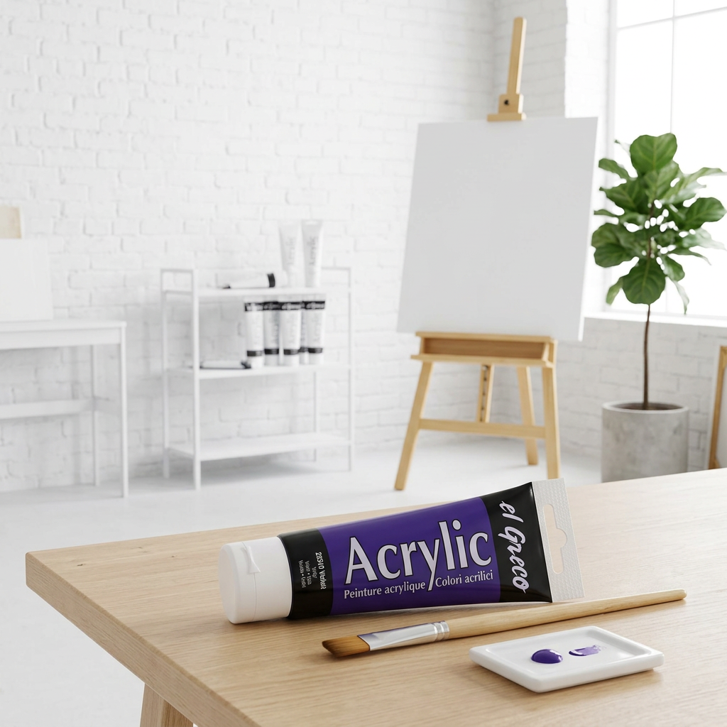 Akrylová barva EL GRECO 75 ml FIALOVÁ