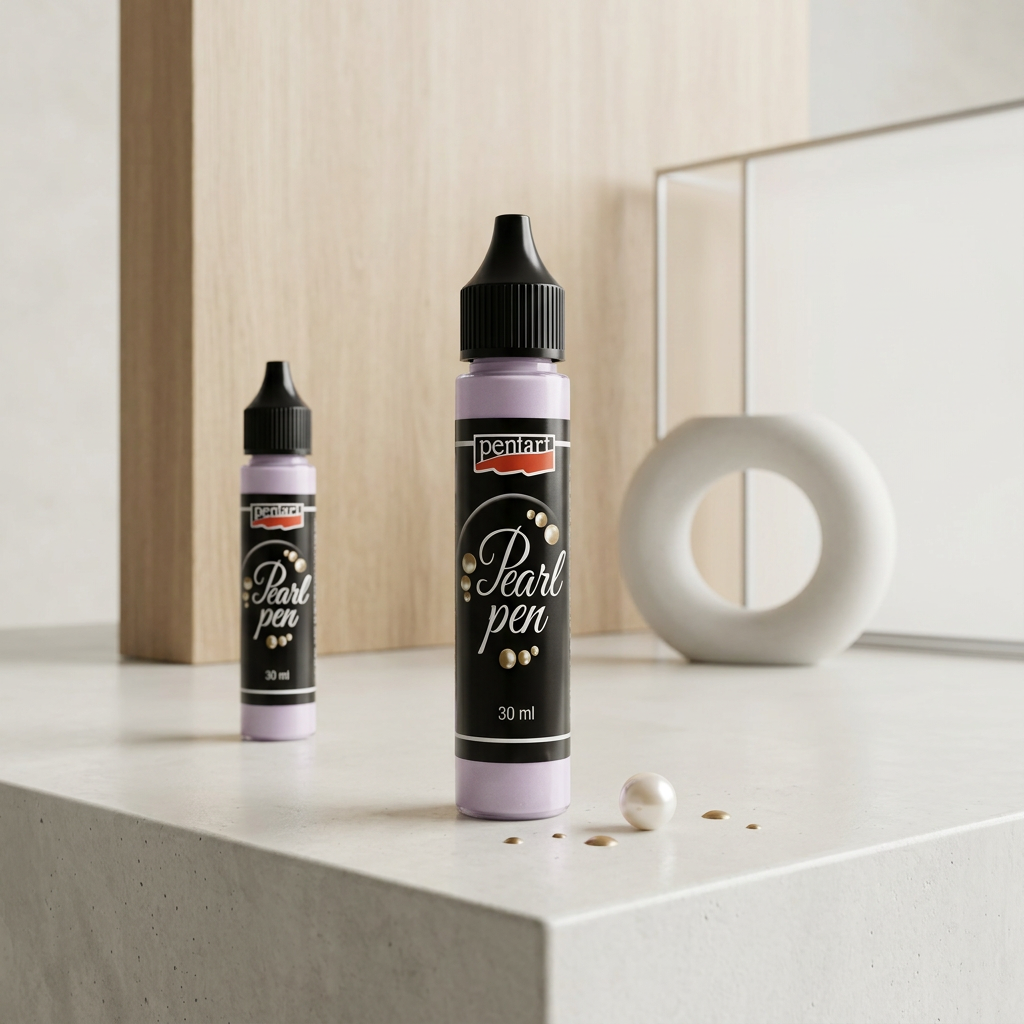 Tekutá perla PENTART 30 ml HEDVÁBNÁ RŮŽOVÁ