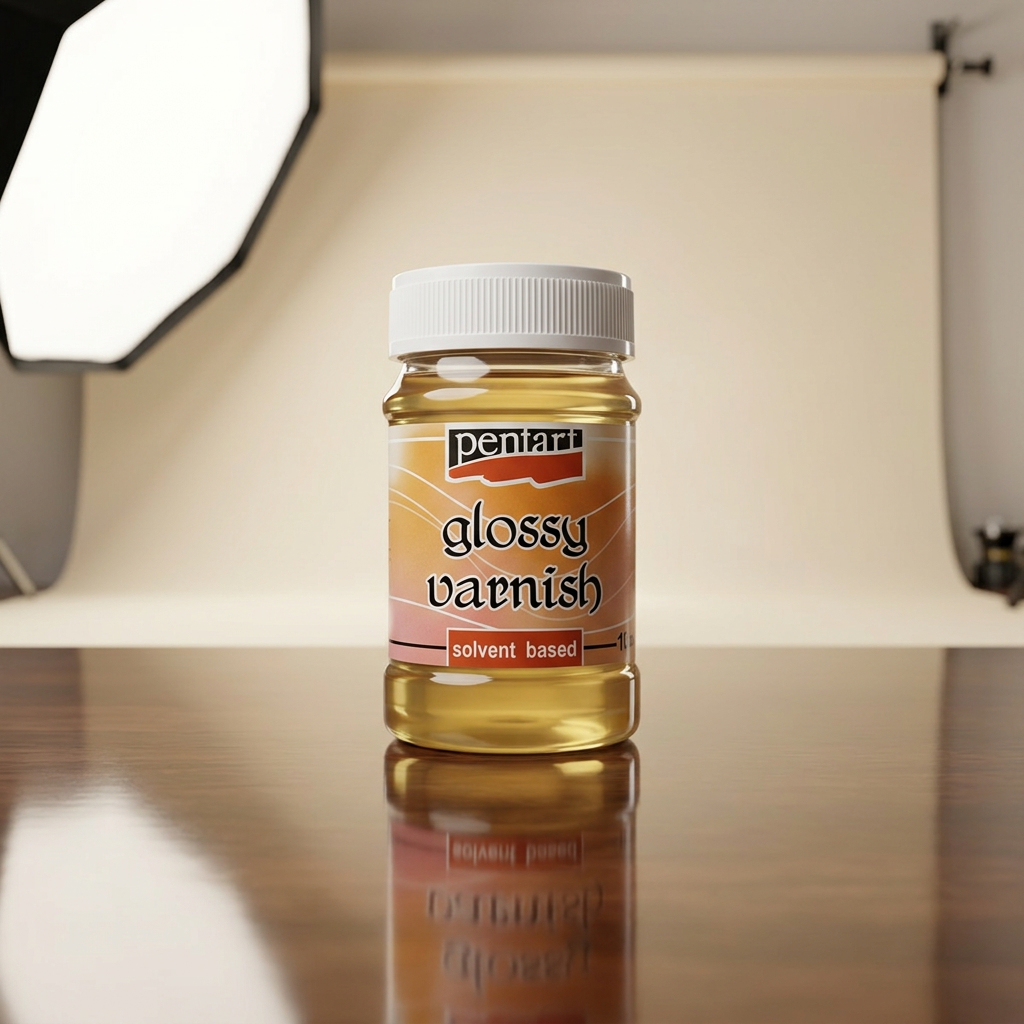 Lesklý lak na bázi rozpouštědla PENTART 100 ml