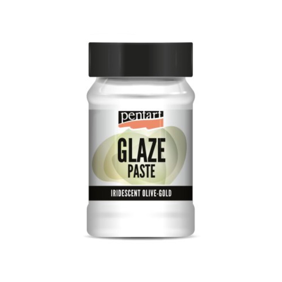 Glazovací pasta PENTART 100 ml DUHOVÁ OLIVOVÁ ZLATÁ