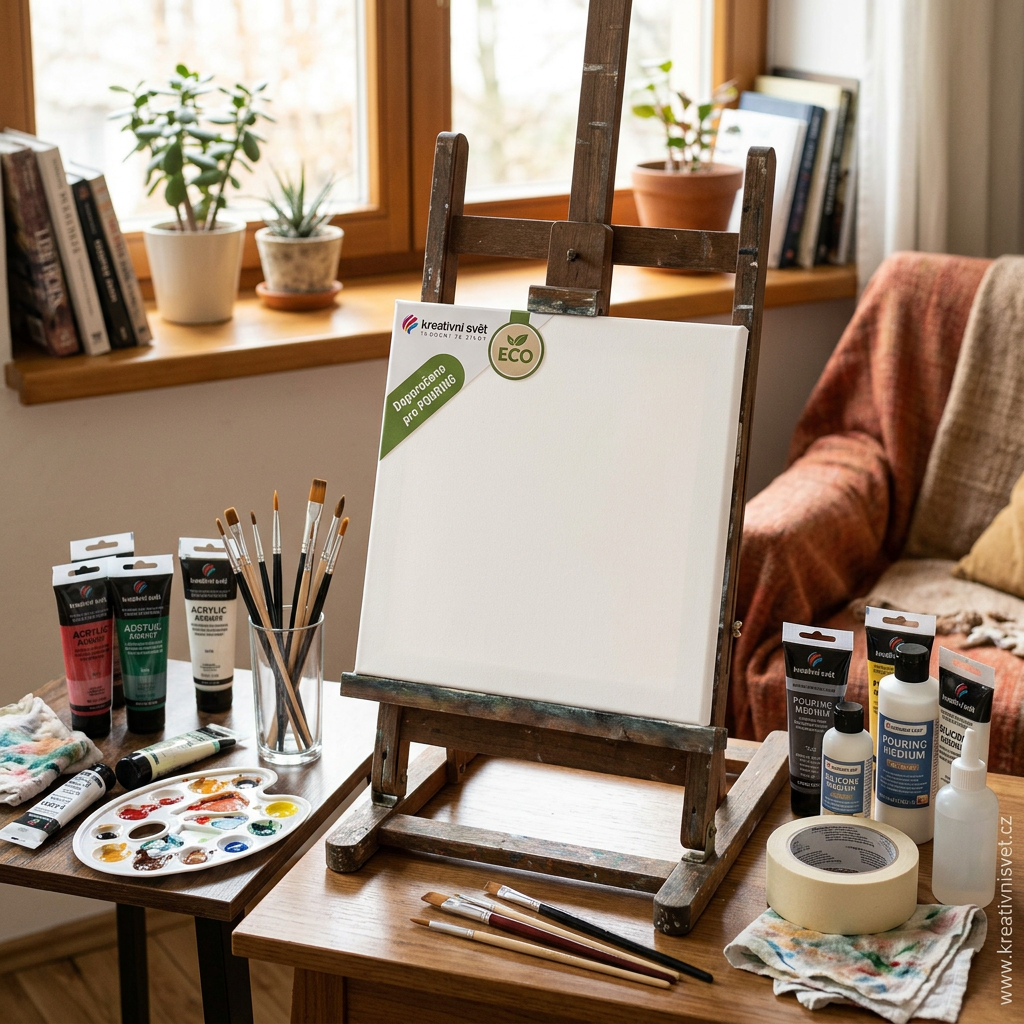 Malířské plátno ECO KREATIVNÍ SVĚT 90 x 90 cm