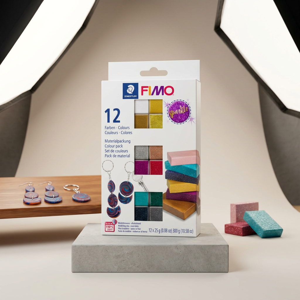 FIMO Efekt SPARKLE sada 12 barev 25 g