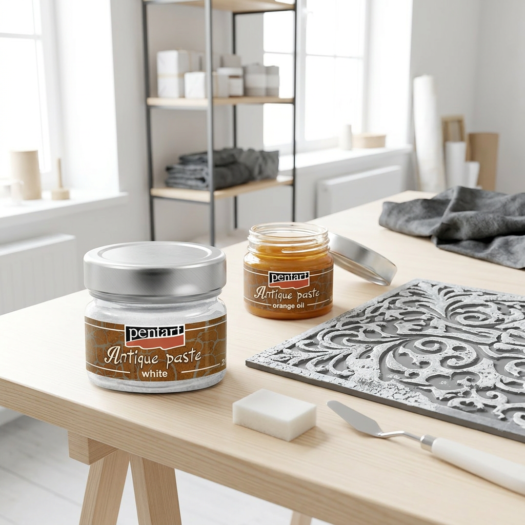Antikovací pasta PENTART 20 ml BÍLÁ