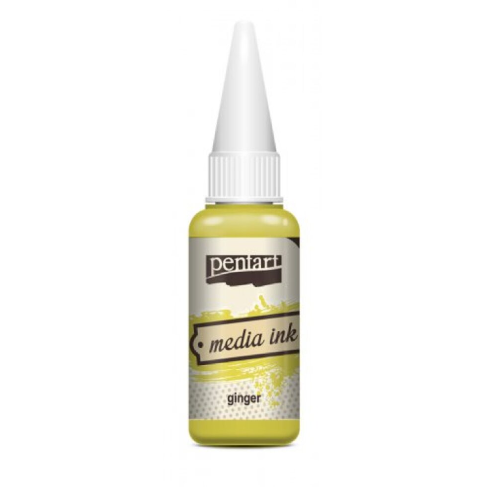 Alkoholový inkoust MEDIA INK PENTART 20 ml ZÁZVOROVÁ