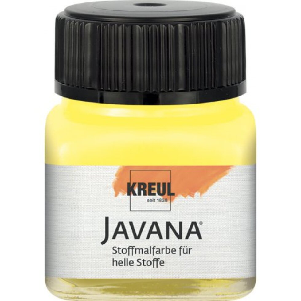 Sada barev na světlý textil JAVANA 6 x 20 ml - Základní