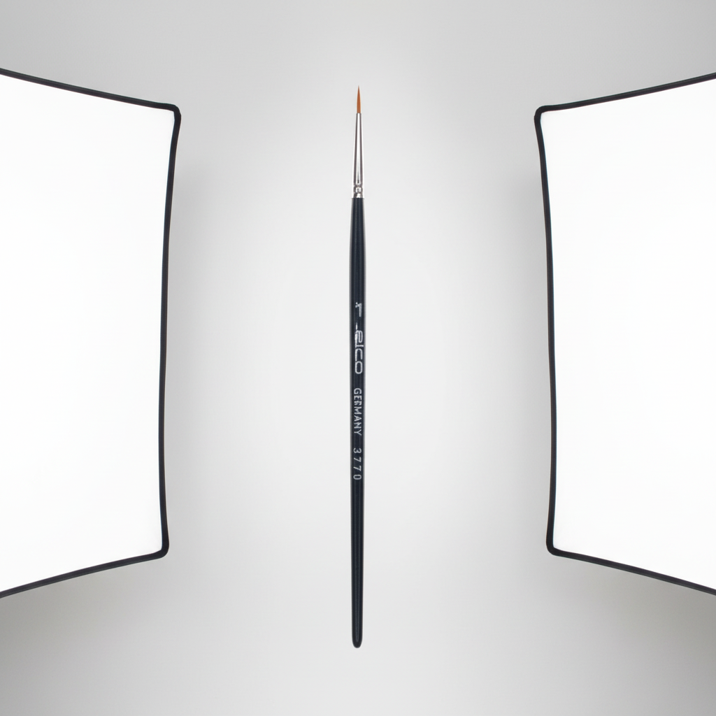 Štětec na akvarel ELCO PINSEL - zlatý syntetický vlas - vel. 1