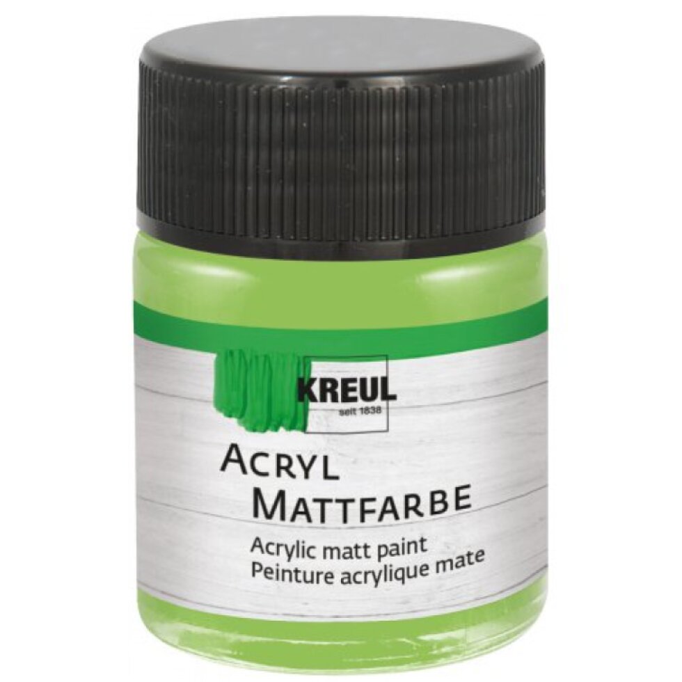Akrylová barva matná KREUL 50 ml MÁJOVÁ ZELENÁ